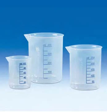 Beher plastik mavi taksimatl›, (PP) Mat