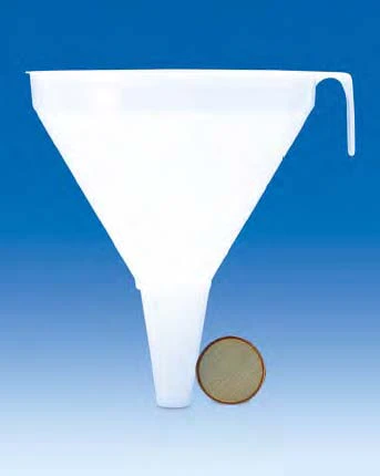 Huni (PP) Yarı şeffaf, genel amaçlı huni, büyük ağız tipli