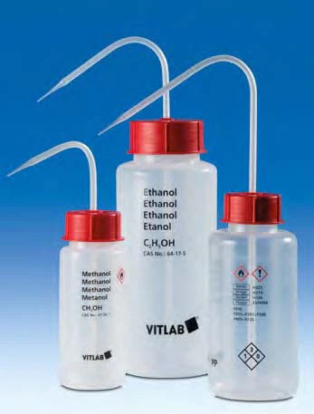 Piset -  Geniş Boyunlu, Özel emniyetli kapaklı; Etiketli