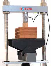 Compression test - cement, mortar