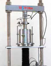 Compression test - cement, mortar
