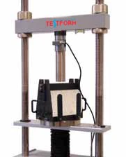 Compression test - cement, mortar
