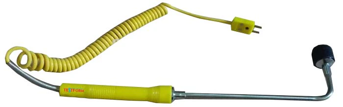 K Tipi Termokupl - Yüzey Sıcaklık Ölçer Prob, -100°C +600°C,  Prob Uzunluğu: 15cm