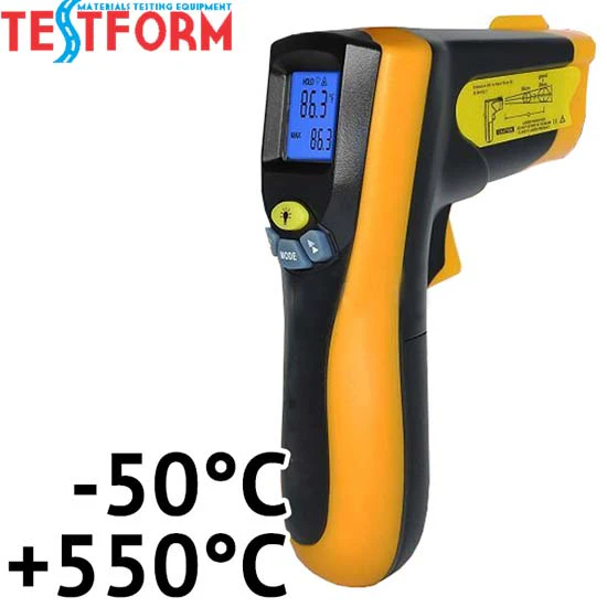 Kızılötesi Lazerli Sıcaklık Ölçer - 50°C ... +550°C
