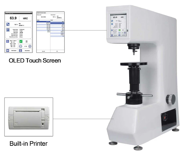 Dokunmatik Ekran Rockwell Sertlik Ölçme Cihazı